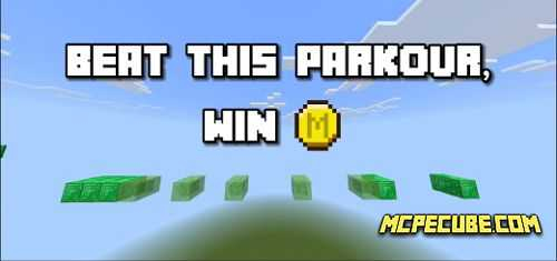 Beat This Parkour, Win Minecoins Map
