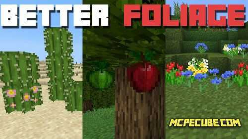 Better Foliage Mod for Minecraft PE