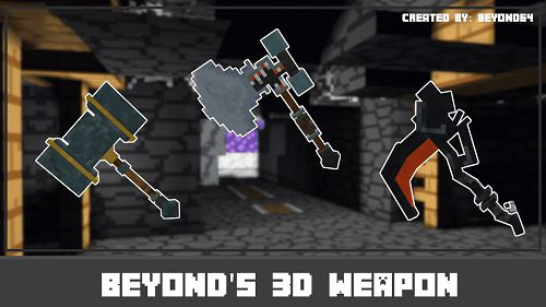 Beyond's 3D Weapon Add-on 1.20+