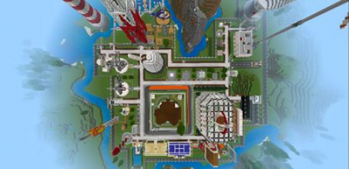 Biggest Redstone House Map