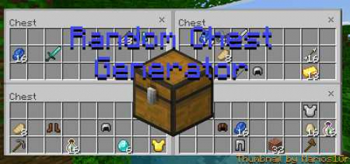 ChestGenerator Add-on 1.16/1.15+