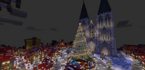 Christmas Village Map (Restored)