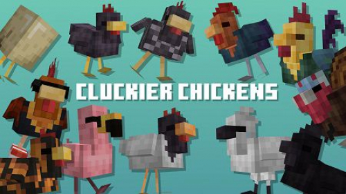 Cluckier Chickens Texture Pack | Texture Packs Minecraft PE