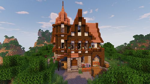 Germanic Style House Map | Maps for Minecraft PE