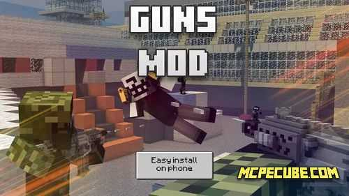 Gun Mod for Minecraft PE