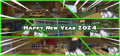 Happy New Year 2024 Map