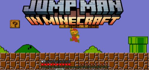 Jump Man in Minecraft Map