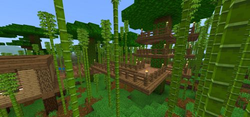 Jungle Bamboo Treetops Map