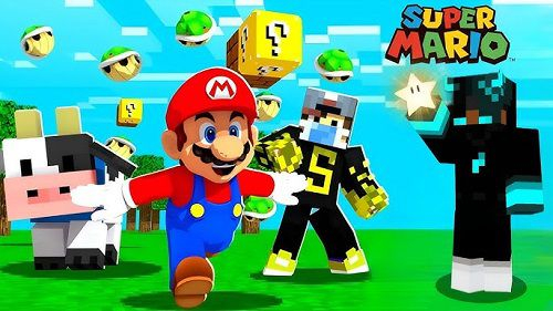 Download Mario Bros Addon 3D for Minecraft PE