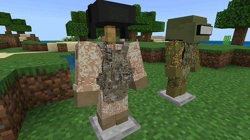 Military Uniform Mod for Minecraft PE