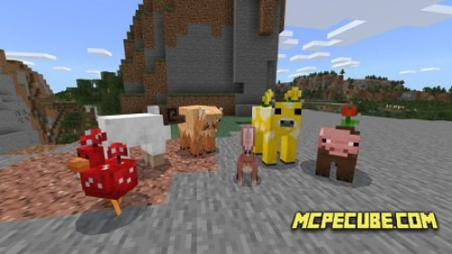 Minecraft Earth Mobs Plus Addon 1.13/1.12+