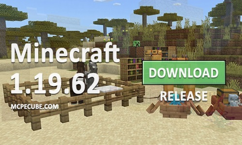 Download Minecraft PE 1.19.62 apk free: Release
