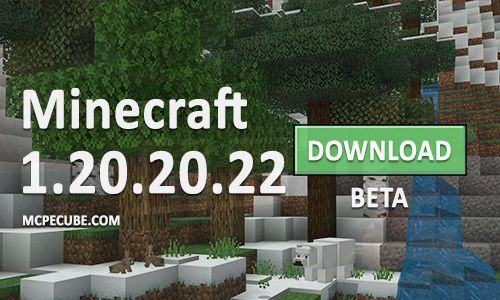 Download Minecraft PE 1.20.20.22 for Android