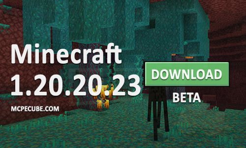 Download Minecraft PE 1.20.20.23 for Android