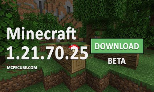 Minecraft PE 1.21.70.25 for Android