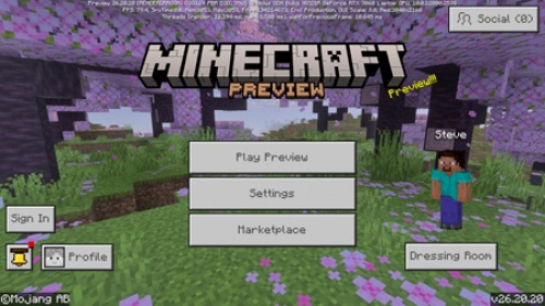 Minecraft PE 26.20 (1.26.20) for Android