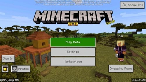Minecraft PE 26.20.24 (1.26.20.24) for Android