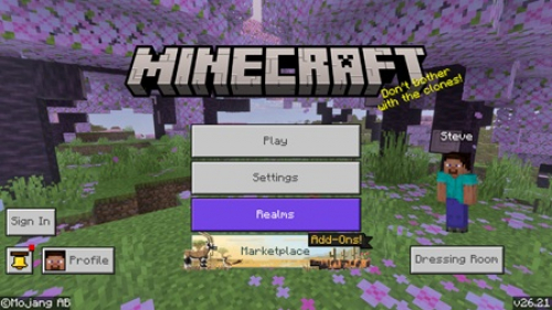 Minecraft PE 26.21 (1.26.21) for Android