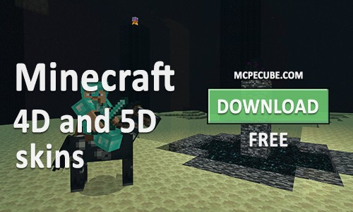 MCBEDROCK on X: NEW Minecraft Pocket Edition/Bedrock Custom 4D Skins -  Version 1.5 #McBedrock #MCPE #Minecraft    / X