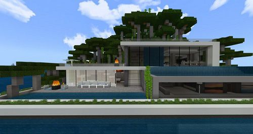 Minimalist Mansion Map | Maps for Minecraft PE