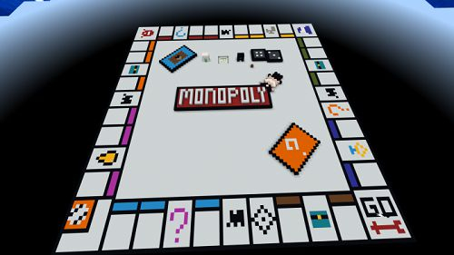 Monopoly in Minecraft Map
