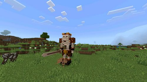 Skeleton Mod for Minecraft PE