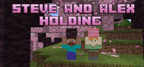 Steve and Alex Holding Skin Pack | Skins for Minecraft PE