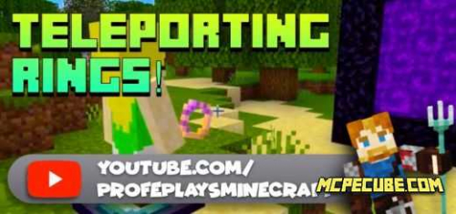 Teleporting rings - Teleport home Add-on 1.17+