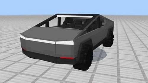 Tesla Cybertruck Mod for Minecraft PE