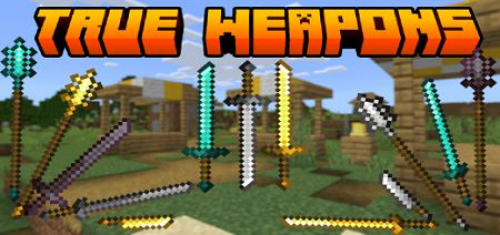 True Weapons Mod[11 melee weapons] - Mods for Minecraft