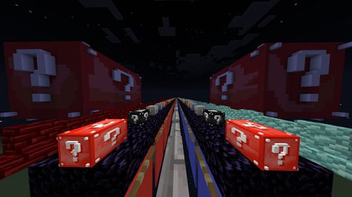 Ultra Lucky Block Race Blue VS Red Map