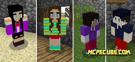 Humanoid Villagers Add-on 1.13/1.12+