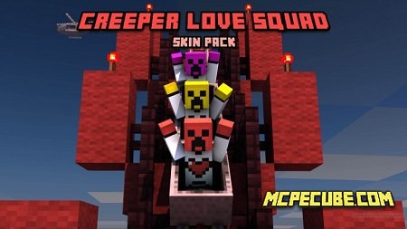 Creeper Love Squad Skin Pack