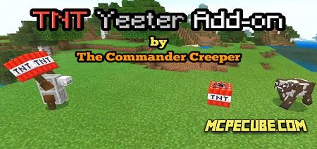 Tnt Yeeter Add On 1 13 1 12 Minecraft Bedrock Mod Addons