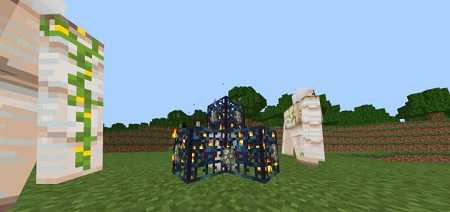 how to make iron golem in minecraft pe