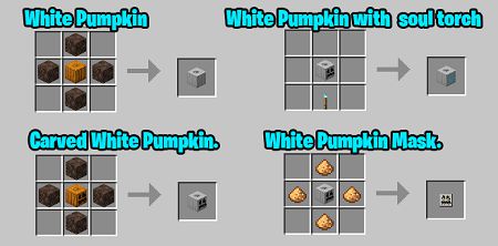 White Pumpkin Add-on 1.16/1.15+ | Minecraft PE Mods & Addons