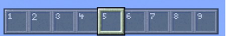 Numbered Hotbar