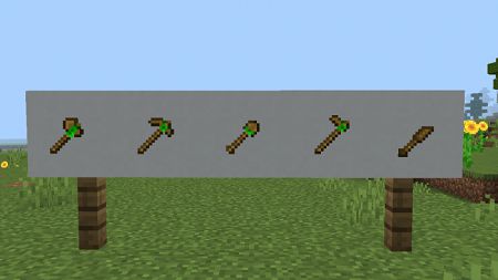 Changed Wooden Tools