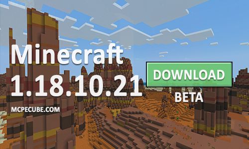 Minecraft PE 1.18.10.21 for Android