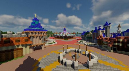 Disneyland Paris Minecraft 2 Map | Maps for Minecraft PE