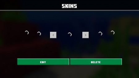 Skins Screen