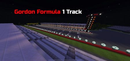 Gordon Formula 1 Racing Track Map