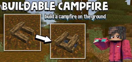 Buildable Campfire Add-on 1.18+