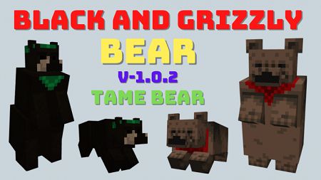 Black and Grizzly Bear Add-on 1.18+
