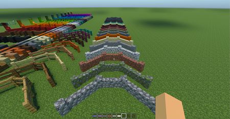 Various diagonal walls