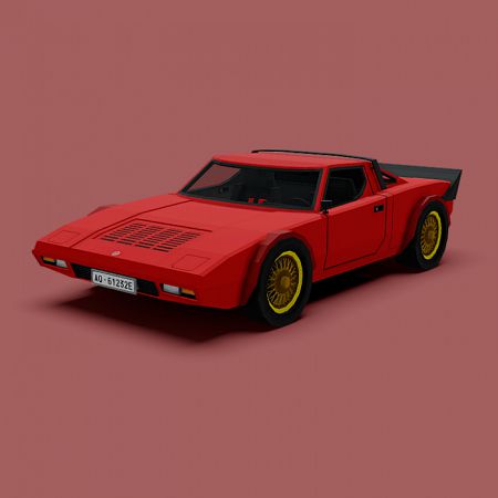 Lancia Stratos HF Red