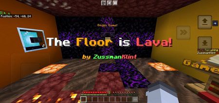 Minecraft The Floor is Lava Map