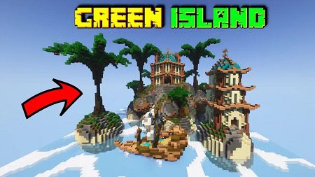 Minecraft Small Green Island Map