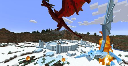 Fire and Ice Mod for Minecraft PE