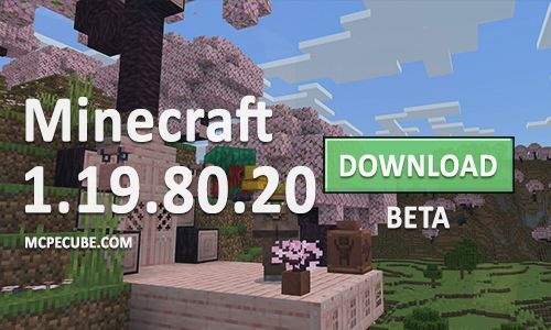 Minecraft PE 1.19.80.20 for Android
